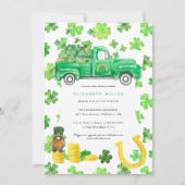 St. Patrick's Day babyfeest Kaart (Voorkant)