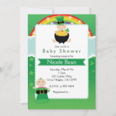 St. Patrick's Day Baby's Baby shower Uitnodiging (Voorkant)