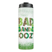 St Patrick's Day Bad en Boozy Thermosbeker (Voorkant)