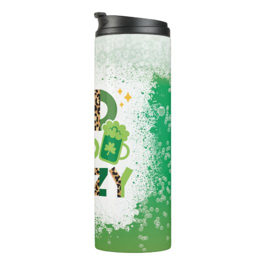 St Patrick's Day Bad en Boozy Thermosbeker (Geroteerd rechts)