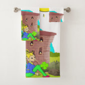 St. Patrick's Day Badhanddoek Sets Pinguïn Bad Handdoek (Insitu)