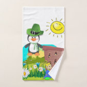 St. Patrick's Day Badhanddoek Sets Pinguïn Bad Handdoek (Handdoek)
