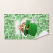 St. Patrick's Day Badkamer Handdoek Sets Engel (Handdoek)