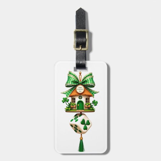 St. Patrick's Day Bagagelabel (Voorkant verticaal)