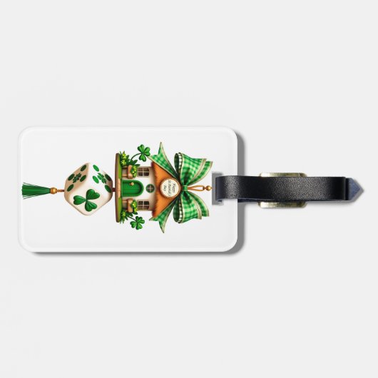 St. Patrick's Day Bagagelabel (Achterkant horizontaal)