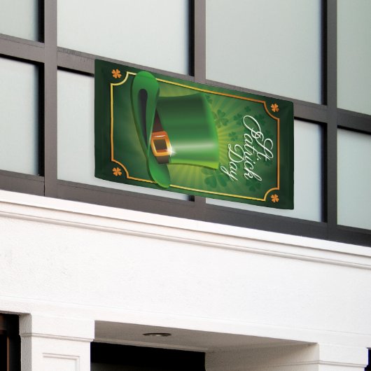 St. Patrick's Day Banner (Buitenkant Gebouw)