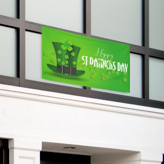 St. Patrick's Day Banner (Buitenkant Gebouw)
