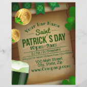 St Patrick's Day Bar-feebrochure Flyer (Voorkant)
