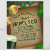 St Patrick's Day Bar-feebrochure Flyer (Voorkant)