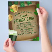 St Patrick's Day Bar-feebrochure Flyer (Hand)
