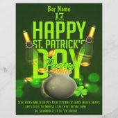 St. Patrick's Day Bar Party Event Flyer (Voorkant)