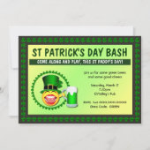 St Patrick's Day Bash Uitnodiging (Voorkant)