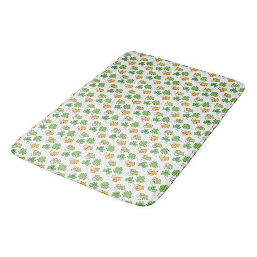 St. Patrick's Day Bath Mat (Gekanteld)