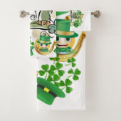 St. Patrick's Day Bathroom Towel Set Hoefijzer Bad Handdoek (Insitu)