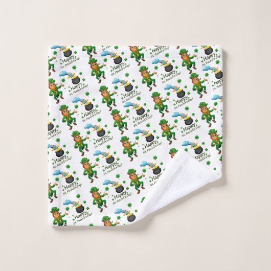 St. Patrick's Day Bathroom Towel sets Bad Handdoek (Wasdoekje)
