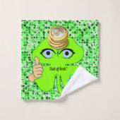 St. Patrick's Day Bathroom Towel sets Clover Bad Handdoek (Wasdoekje)