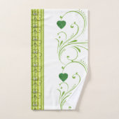 St. Patrick's Day Bathroom Towel sets Floral Bad Handdoek (Handdoek)