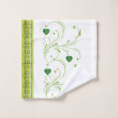 St. Patrick's Day Bathroom Towel sets Floral Bad Handdoek (Wasdoekje)