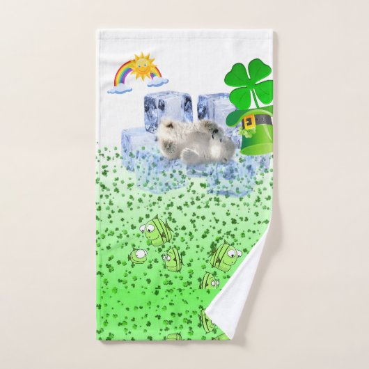 St. Patrick's Day Bathroom Towel sets Polar Beer Bad Handdoek (Handdoek)