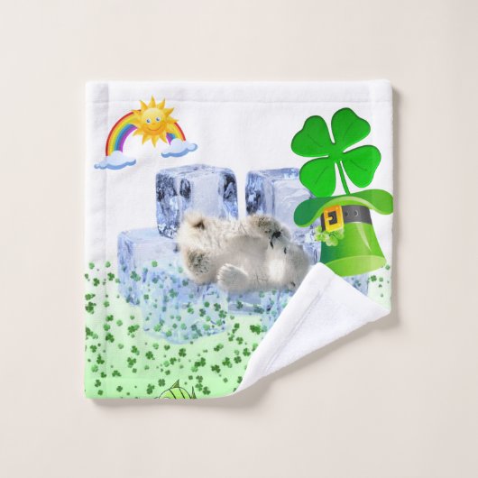 St. Patrick's Day Bathroom Towel sets Polar Beer Bad Handdoek (Wasdoekje)