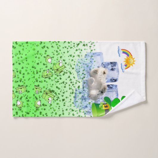 St. Patrick's Day Bathroom Towel sets Polar Beer Bad Handdoek (Handdoek)