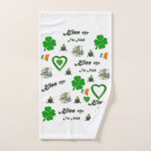 St. Patrick's Day Bathroom Towel sets Teddy Bear Bad Handdoek (Handdoek)
