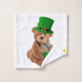 St. Patrick's Day Bathroom Towel sets Teddy Bear Bad Handdoek (Wasdoekje)