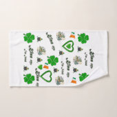 St. Patrick's Day Bathroom Towel sets Teddy Bear Bad Handdoek (Handdoek)