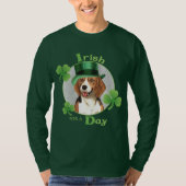 St. Patrick's Day Beagle T-shirt (Voorkant)