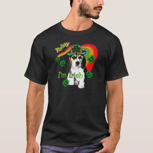 St. Patrick's Day Beagle T-shirt (Voorkant)