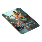 St Patrick's Day Beauty Zittend op een vat Magneet (Rechterzijde)