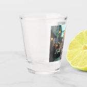 St Patrick's Day Beauty Zittend op een vat Shot Glas (Links)