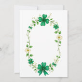 St. Patrick's Day Bedankkaart (Achterkant)