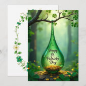 St. Patrick's Day Bedankkaart (Voorkant / Achterkant)