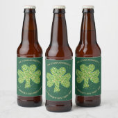 St. Patrick's Day Beer Bottle Labels - Customize Bier Etiket (Flessen)