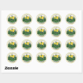 St Patricks Day Beer Cheers Ronde Sticker (Vel)
