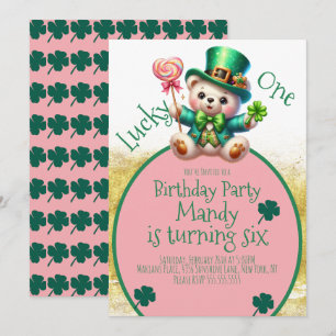 St.Patrick's Day Beer Cute Meisje Verjaardag Geluk Kaart