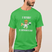 St. Patricks Day Beer Drink Mexicaanse Leprechaun T-shirt (Voorkant)