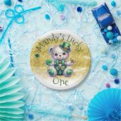 St.Patrick's Day Beer Groene Verjaardag Lucky One Papieren Bordje (Feest)