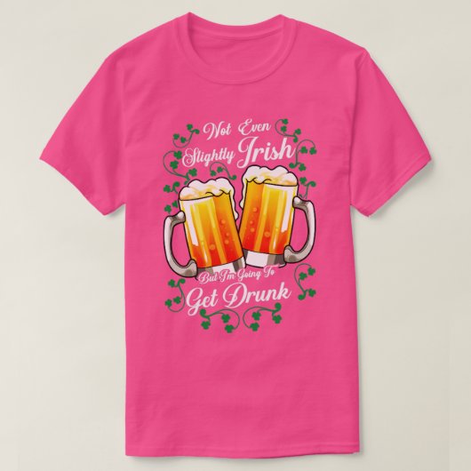 St Patricks Day Beer Irish Drink Team T-shirt (Design voorkant)