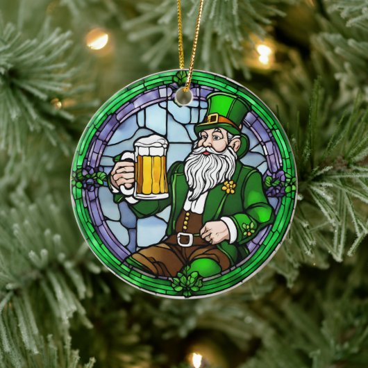 St Patricks Day Beer Keramisch Ornament (Boom)