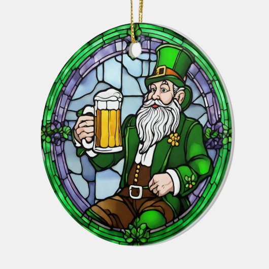 St Patricks Day Beer Keramisch Ornament (Links)