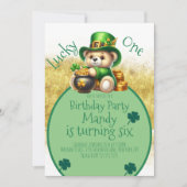 St.Patrick's Day Beer Leuke Verjaardag Lucky One Kaart (Voorkant)