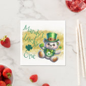 St.Patrick's Day Beer Meisje Verjaardag Lucky One Servet (Insitu)