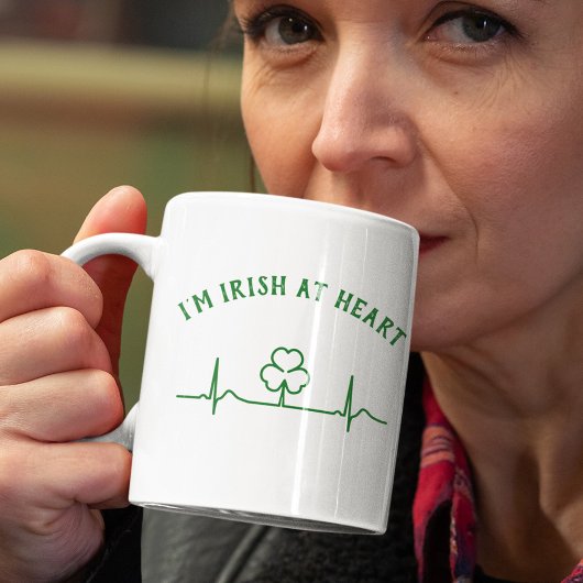 St Patricks Day Beer Mok | Shamrock & Custom Text