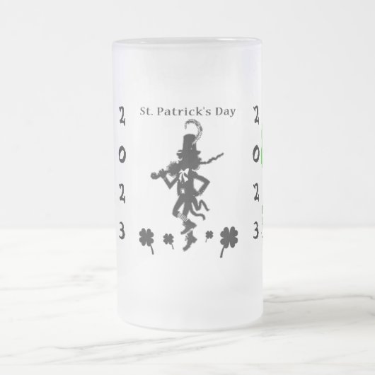 St Patrick's Day Beer Mok Sjabloon (Center)