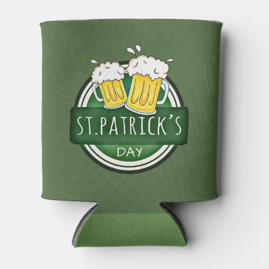 St. Patrick's Day, Beer Mokken, Irish Green Blikjeskoeler (Voorkant)