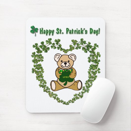 St. Patrick's Day Beer Mousepad Muismat (Met muis)