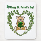St. Patrick's Day Beer Mousepad Muismat (Voorkant)