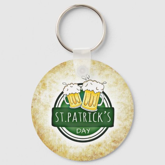 St. Patrick's Day Beer Sleutelhanger (Voorkant)